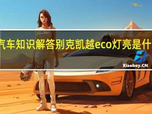 汽车知识解答别克凯越eco灯亮是什么意思？