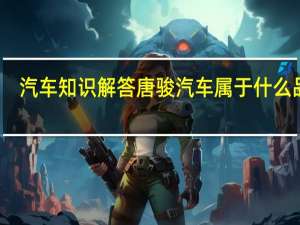 汽车知识解答唐骏汽车属于什么品牌？