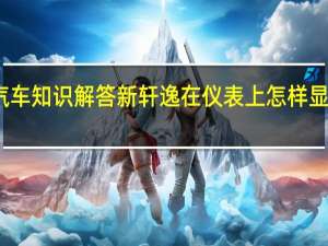 汽车知识解答新轩逸在仪表上怎样显示胎压？