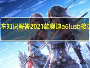 汽车知识解答2021款奥迪a6lusb接口在哪里？