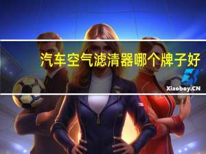 汽车空气滤清器哪个牌子好