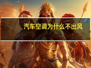 汽车空调为什么不出风