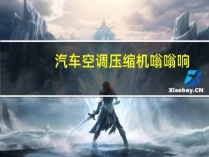 汽车空调压缩机嗡嗡响