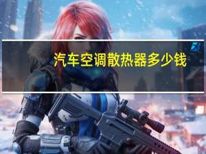 汽车空调散热器多少钱