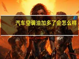 汽车空调油加多了会怎么样