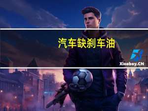 汽车缺刹车油