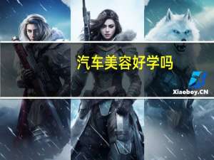 汽车美容好学吗