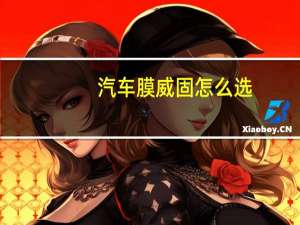 汽车膜威固怎么选