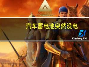 汽车蓄电池突然没电