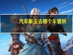 汽车解压去哪个车管所