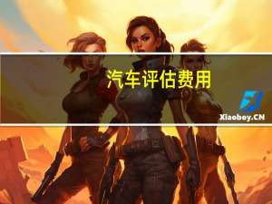 汽车评估费用