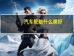 汽车轮胎什么牌好