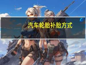 汽车轮胎补胎方式