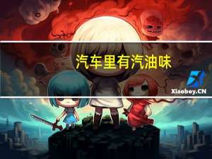 汽车里有汽油味