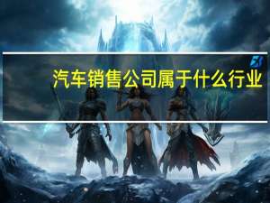汽车销售公司属于什么行业