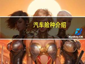汽车险种介绍