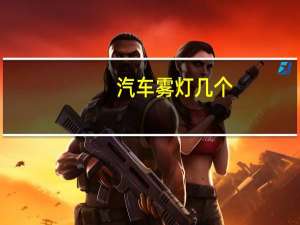 汽车雾灯几个