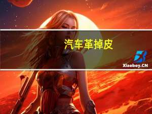 汽车革掉皮