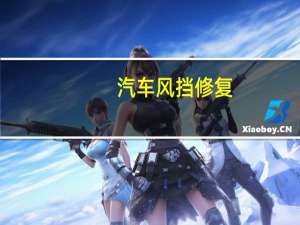 汽车风挡修复
