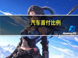 汽车首付比例