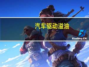 汽车驱动溢油