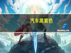 汽车黑紫色