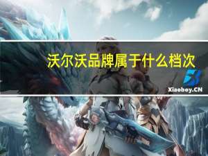 沃尔沃品牌属于什么档次