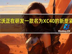 沃尔沃正在研发一款名为XC40的新型紧凑型SUV