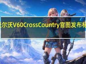 沃尔沃V60 CrossCountry官图发布 标配四驱