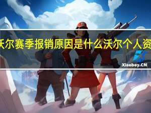 沃尔赛季报销原因是什么沃尔个人资料介绍