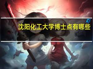 沈阳化工大学博士点有哪些