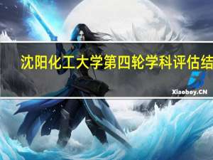 沈阳化工大学第四轮学科评估结果