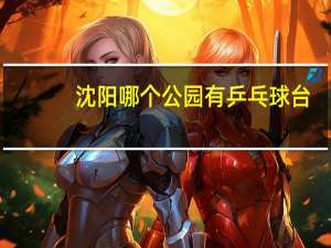 沈阳哪个公园有乒乓球台