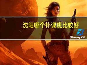 沈阳哪个补课班比较好