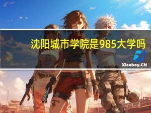 沈阳城市学院是985大学吗
