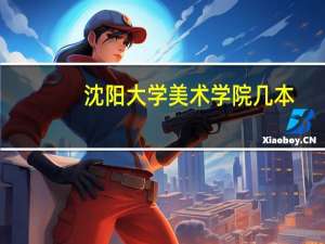 沈阳大学美术学院几本