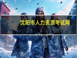 沈阳市人力资源考试网（沈阳市人事考试中心）