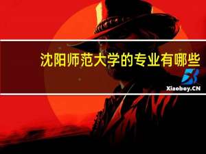 沈阳师范大学的专业有哪些