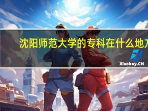 沈阳师范大学的专科在什么地方