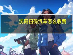 沈阳扫码汽车怎么收费