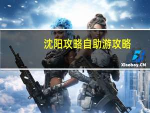 沈阳攻略自助游攻略（沈阳攻略）