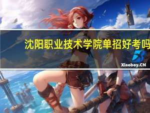 沈阳职业技术学院单招好考吗