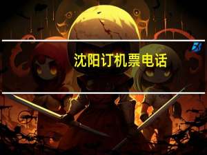 沈阳订机票电话