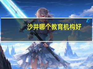 沙井哪个教育机构好