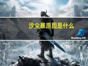 沙尘暴原因是什么