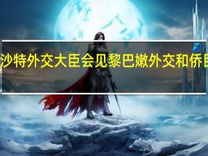 沙特外交大臣会见黎巴嫩外交和侨民部长