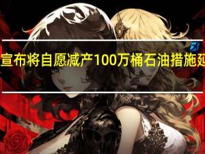 沙特宣布将自愿减产100万桶石油措施延至12月底