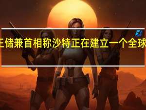 沙特王储兼首相称沙特正在建立一个全球水资源组织