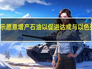 沙特表示愿意增产石油 以促进达成与以色列之间的协议