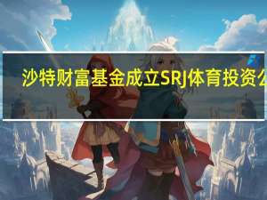 沙特财富基金成立SRJ体育投资公司